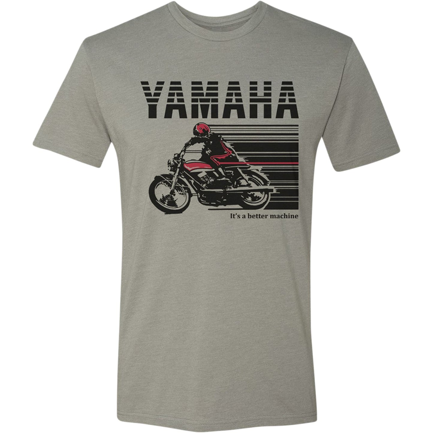 Yamaha Cycle T-Shirt - Stone Gray/Red - 2XL NP21S-M1968-2X_1037145