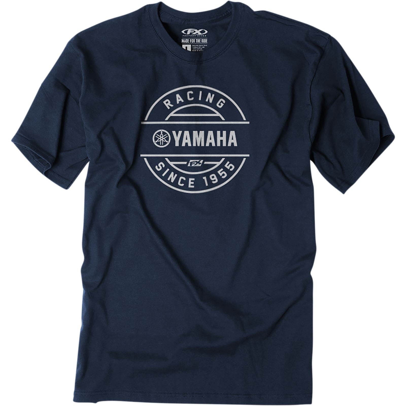 Factory Effex Yamaha Crest T-Shirt - Navy - Medium 25-87202_1058078