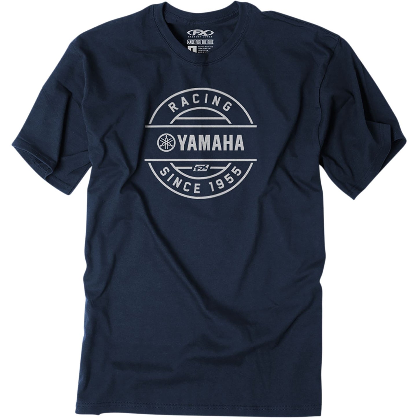 Factory Effex Yamaha Crest T-Shirt - Navy - Large 25-87204_1058079