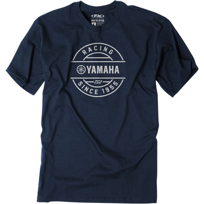 Factory Effex Yamaha Crest T-Shirt - Navy - Large 25-87204_1058079