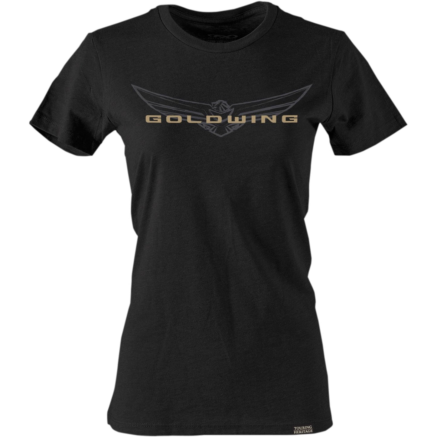 Factory Effex Honda Goldwing Sketched Women's T-Shirt - Black - Large 25-87844_1037134