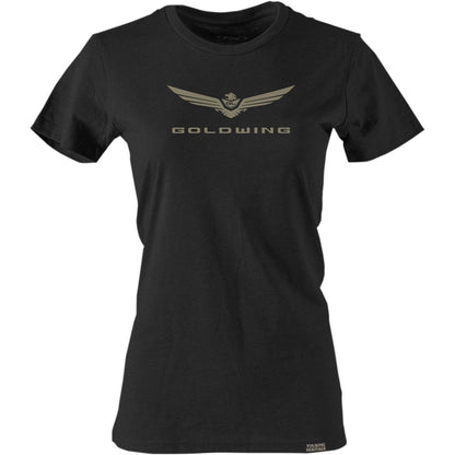 Factory Effex Honda Goldwing Bold Women's T-Shirt - Black - Medium 25-87852_1037115