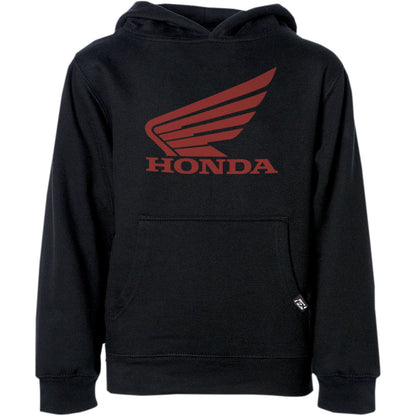 Factory Effex Youth Honda Wing Pullover Hoodie - Black_1037391