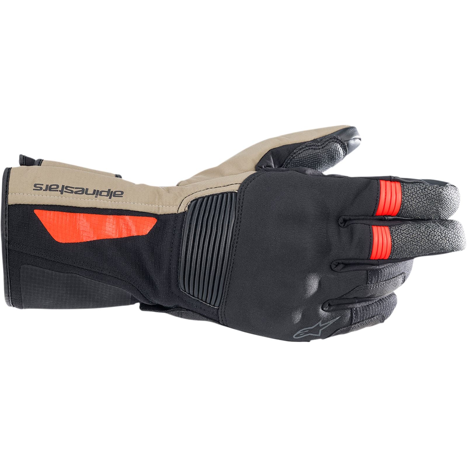 Alpinestars Denali Aerogel Drystar® Gloves - Black/Tan/Red - XL [MPN: 3526922-1853-XL]_1037531