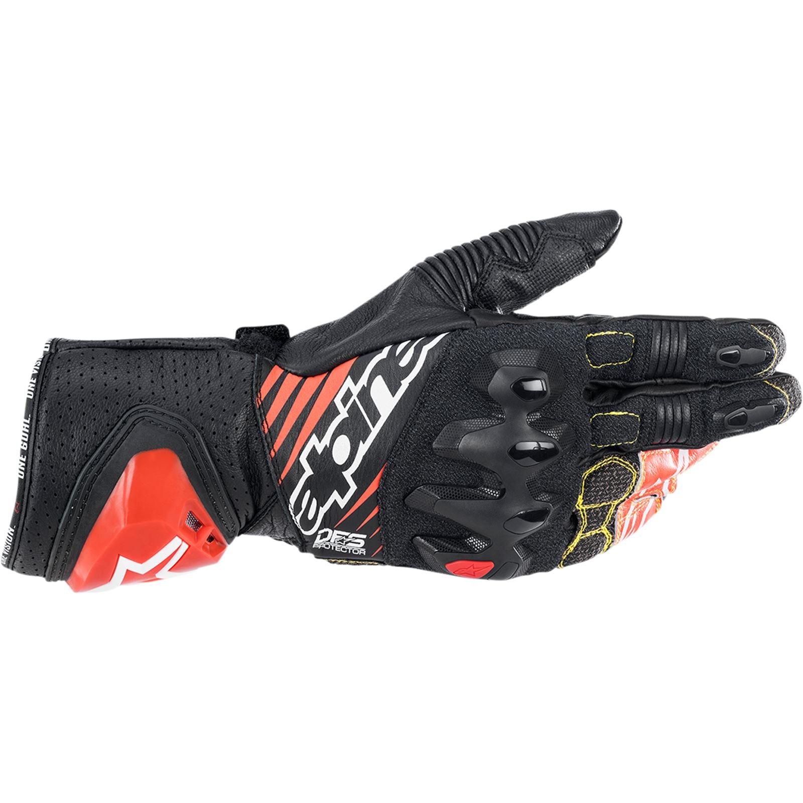 Alpinestars GP Tech v2 Gloves - Black/White/Red - 2XL [MPN: 3556622-1231-2X]_1037642