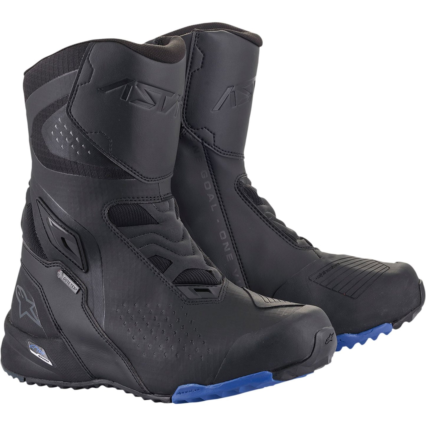Alpinestars RT-8 Gore-Tex® Boots - Black/Blue - US 8 - EU 40 [MPN: 2335422-17-40]_1037867