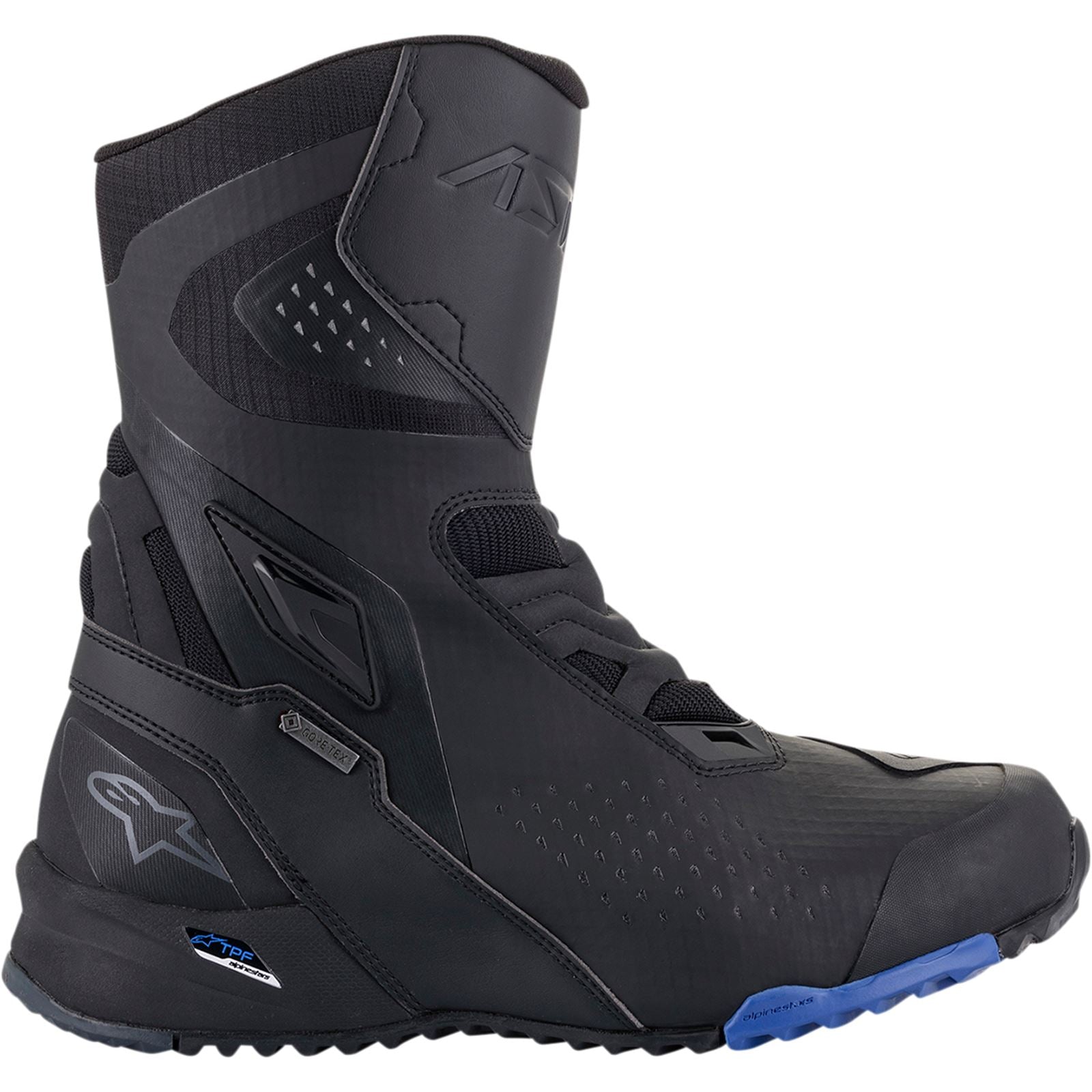 Alpinestars RT-8 Gore-Tex® Boots - Black/Blue - US 11.5 - EU 45 [MPN: 2335422-17-45]_1037953