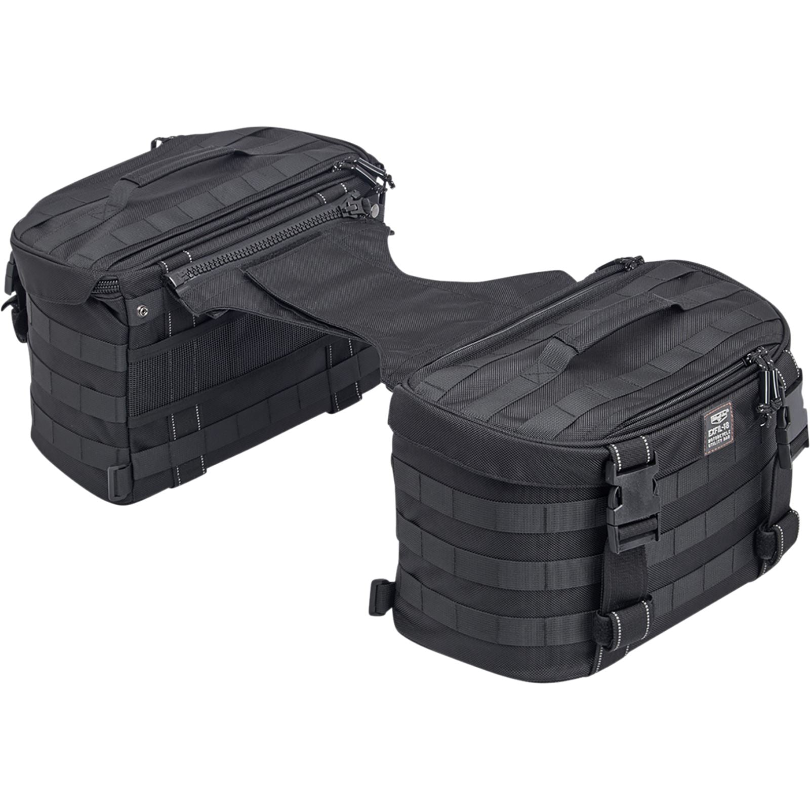 Biltwell Inc. EXFIL-18 Saddlebags - Black 3011-01_1038410