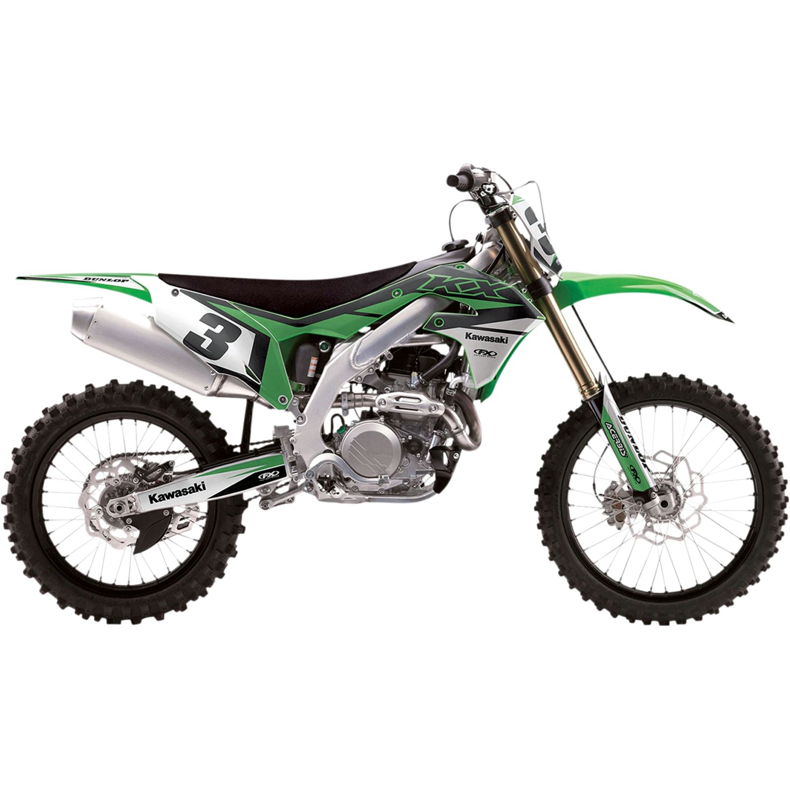 Factory Effex Evo19 Shroud Graphic Kit KX450F 12-15 25-01132_1058158