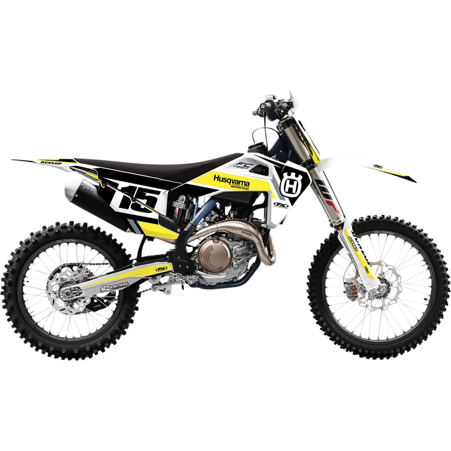 Factory Effex Evo19 Shroud Graphic Kit Husqvarna TC/FC 125-450  19-20  FE/TE 2020 25-01640_1058188