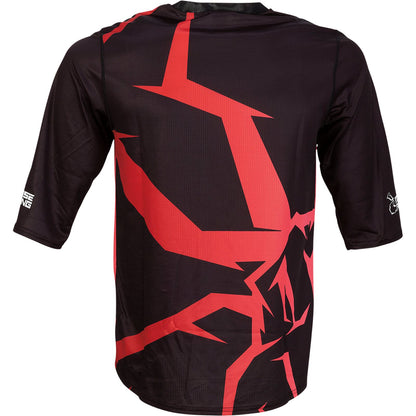 MTB Jersey - 3/4 Sleeve - Red - Large_1038587