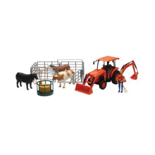 New-Ray Toys Kubota Farm Tractor L6060 with Cow Playset SS-33313_774217