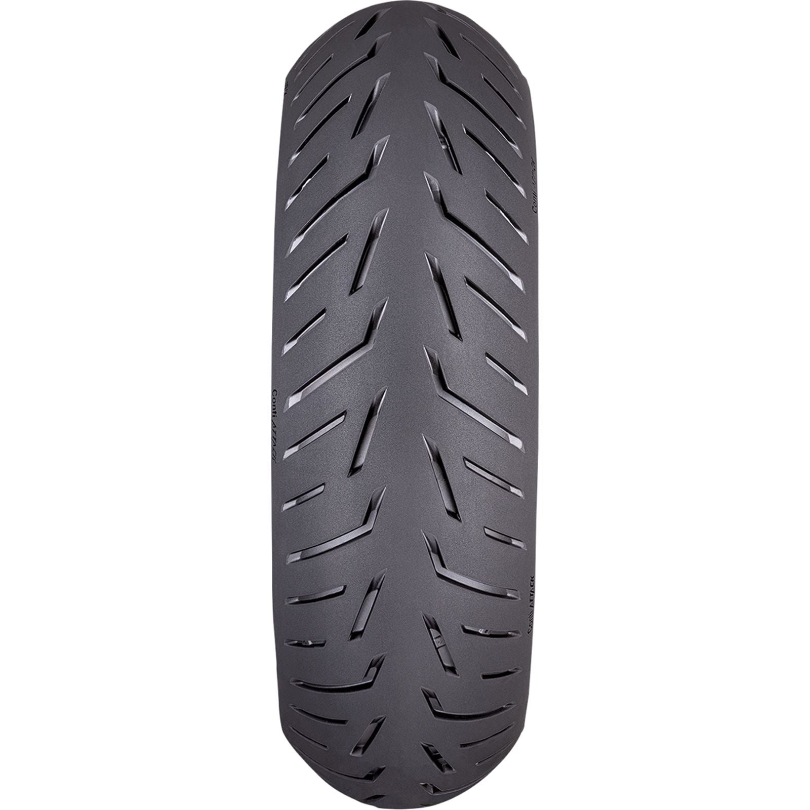 Continental Tire - Powersports Conti Road Attack 4 Radial Tire 180/55ZR17, Rear, (73W) 02447140000_867460