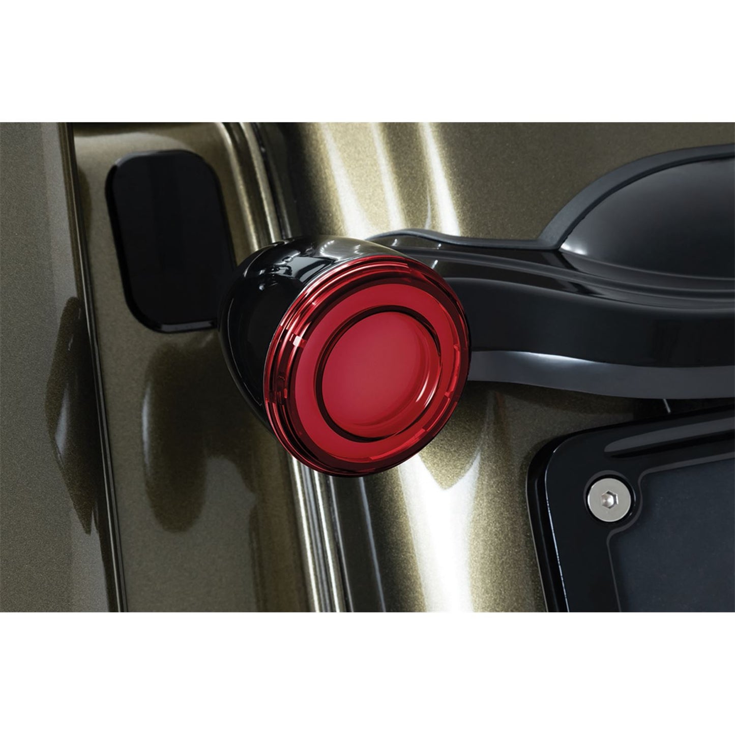 Kuryakyn Tracer LED Turn Signal Inserts 1157, Red/Red LED, Red Lens, Rear 2906_1058219