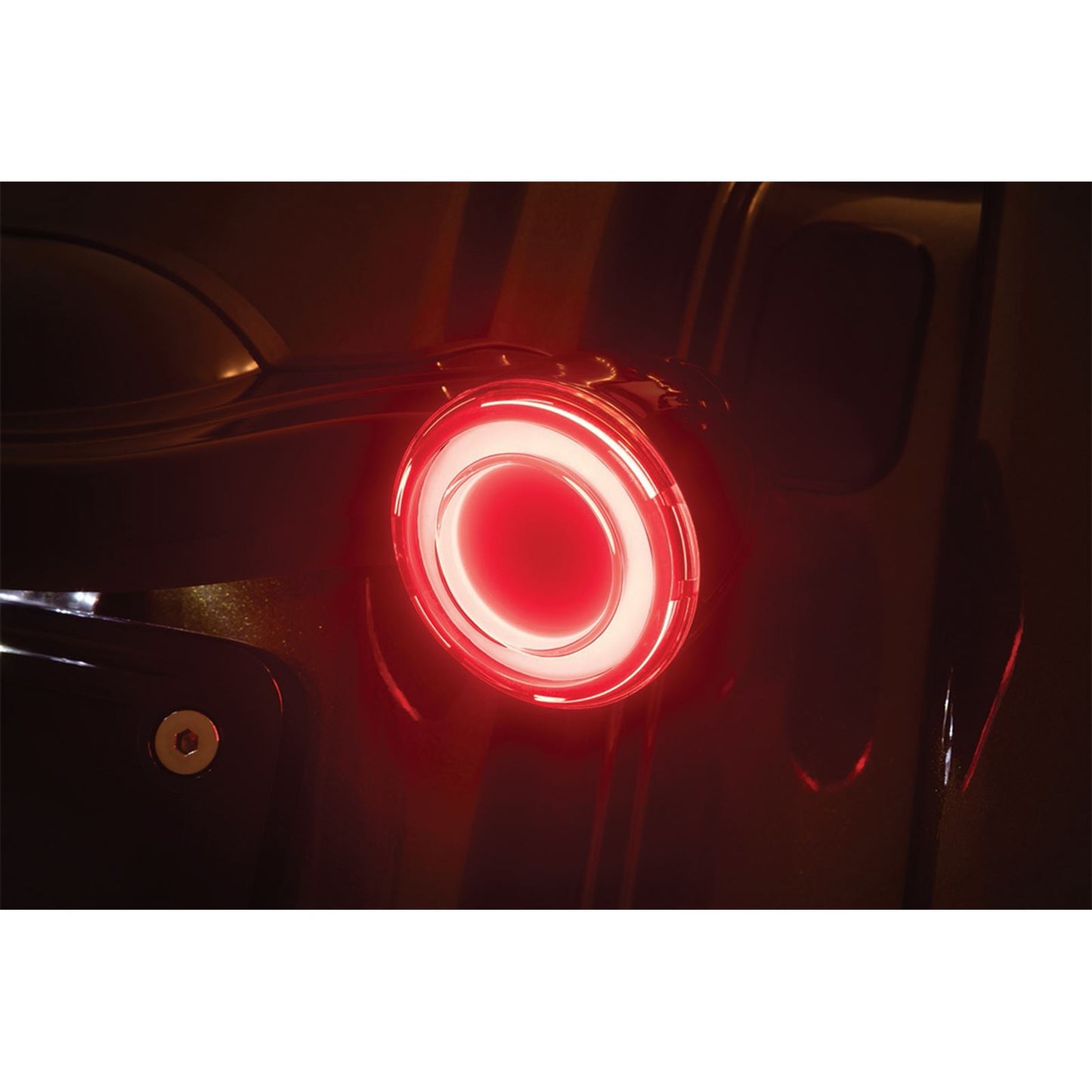 Kuryakyn Tracer LED Turn Signal Inserts 1157, Red/Red LED, Red Lens, Rear 2906_1058243