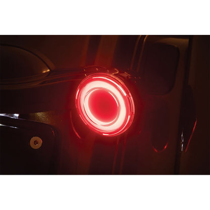 Kuryakyn Tracer LED Turn Signal Inserts 1157, Red/Red LED, Red Lens, Rear 2906_1058243