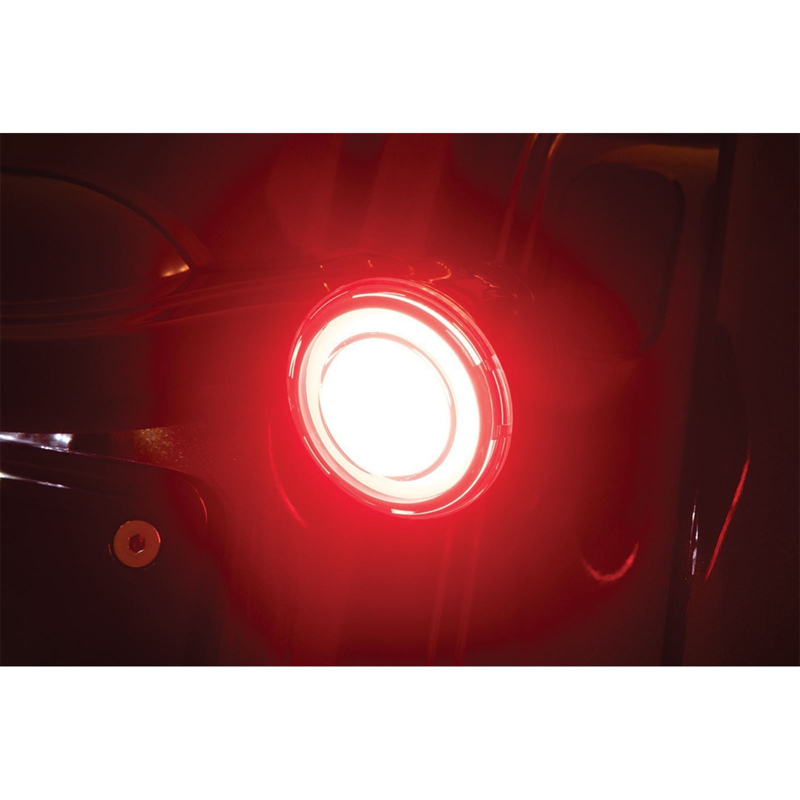 Kuryakyn Tracer LED Turn Signal Inserts 1157, Red/Red LED, Red Lens, Rear 2906_1058220