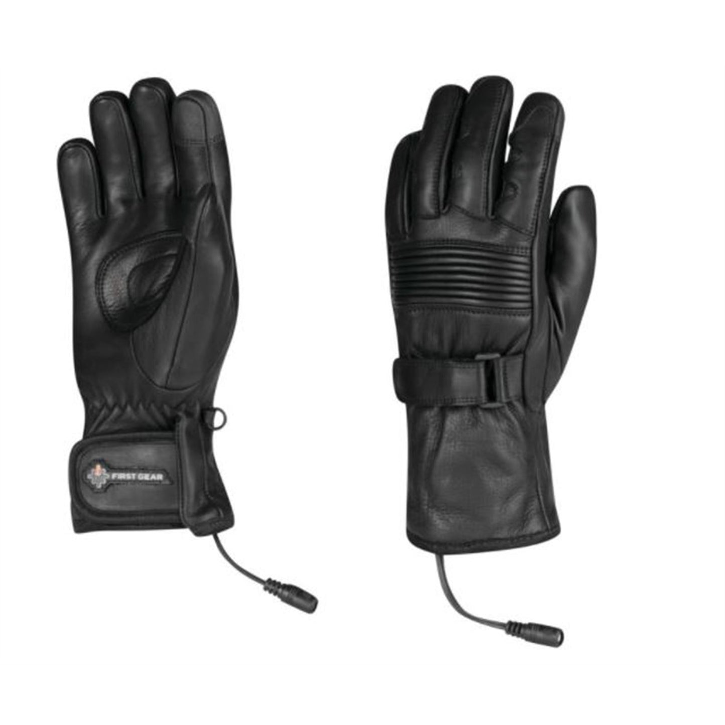 Firstgear Men's Heated Rider I-Touch Gloves - Black - Large OPEN BOX [MPN: 527432]_1897238