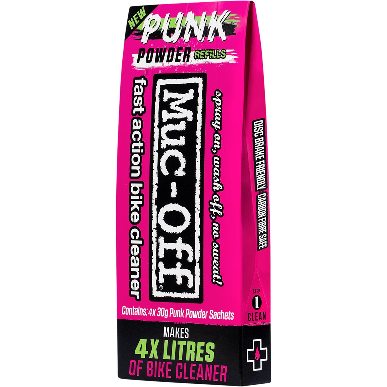 Muc-Off Punk Powder Concentrated Cleaner  Refill Pack - 4 Pack [MPN: 20561]_836758