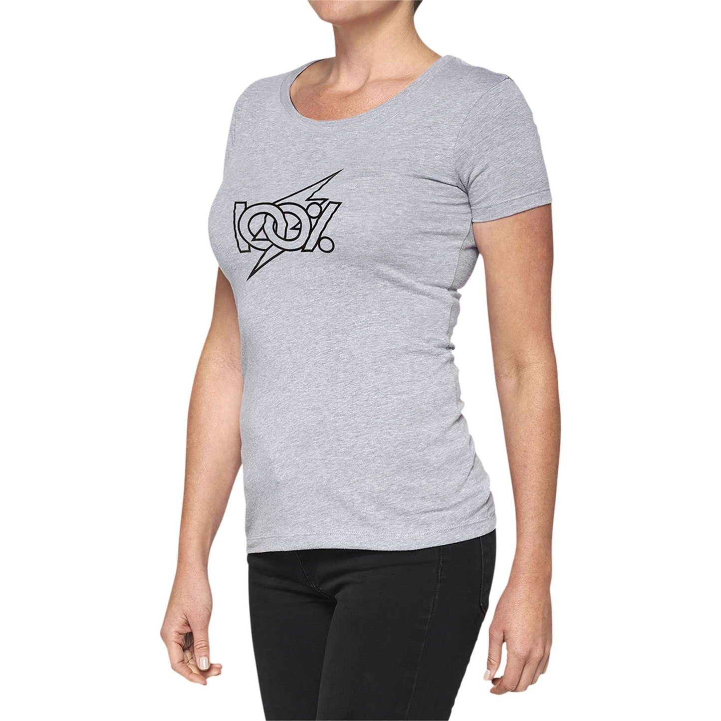 100% Women's Fioki T-Shirt - Heather Gray - Small 28107-188-10_1038637