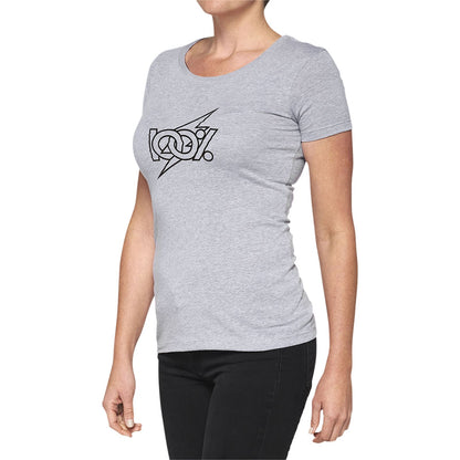 100% Women's Fioki T-Shirt - Heather Gray - Small 28107-188-10_1038637