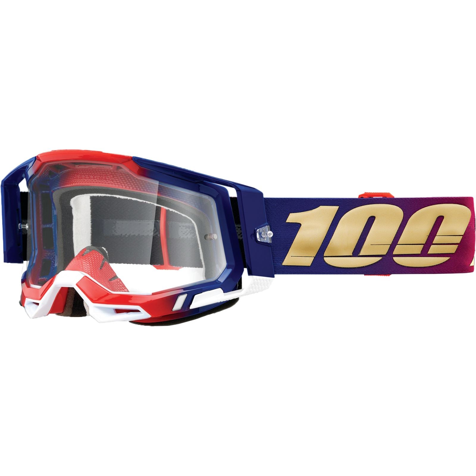 100% Racecraft 2 Goggles - United - Clear 50121-101-19_1367725