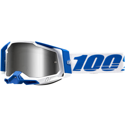 100% Racecraft 2 Goggles - Isola - Flash Silver 50121-261-01_1038749