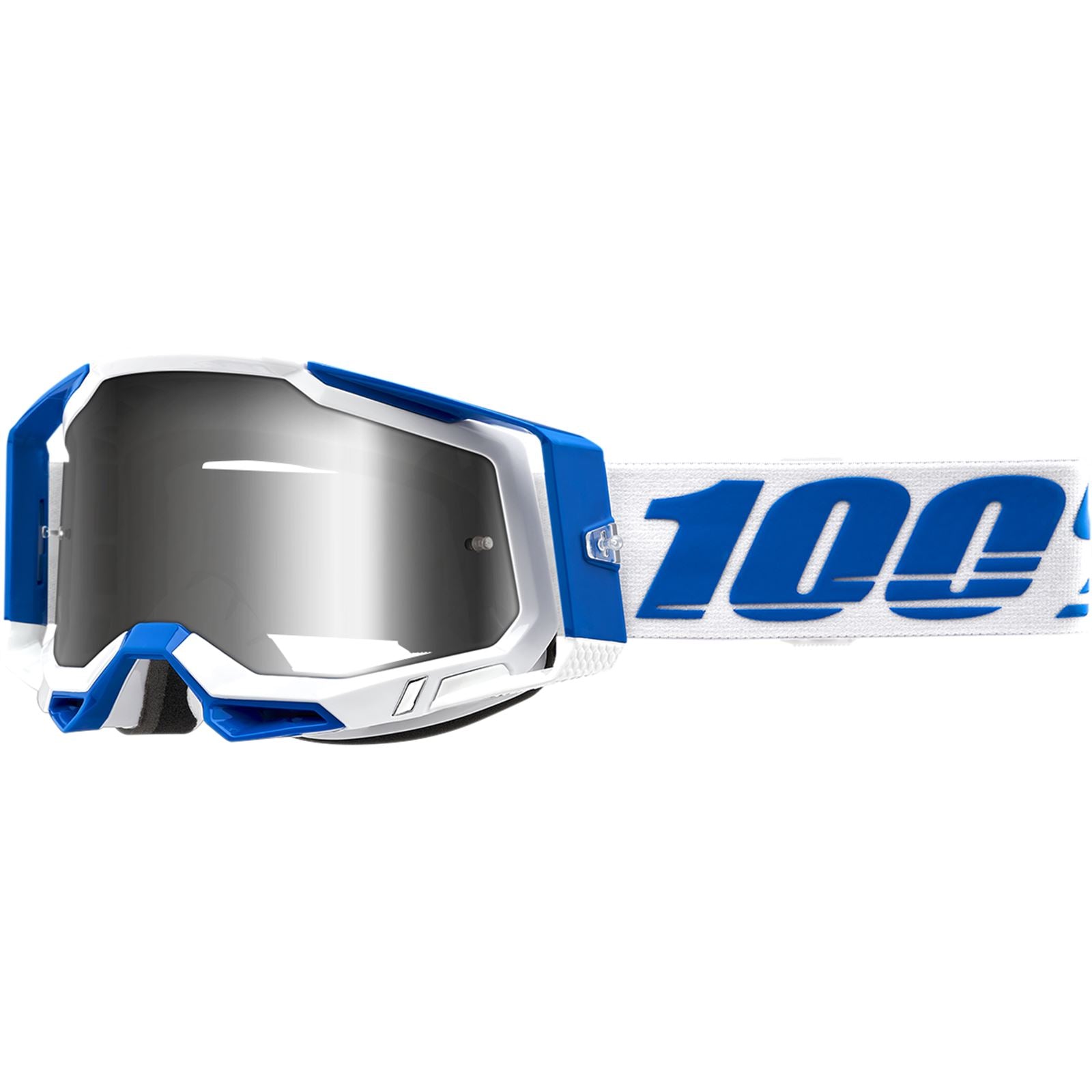 100% Racecraft 2 Goggles - Isola - Flash Silver 50121-261-01_1038750