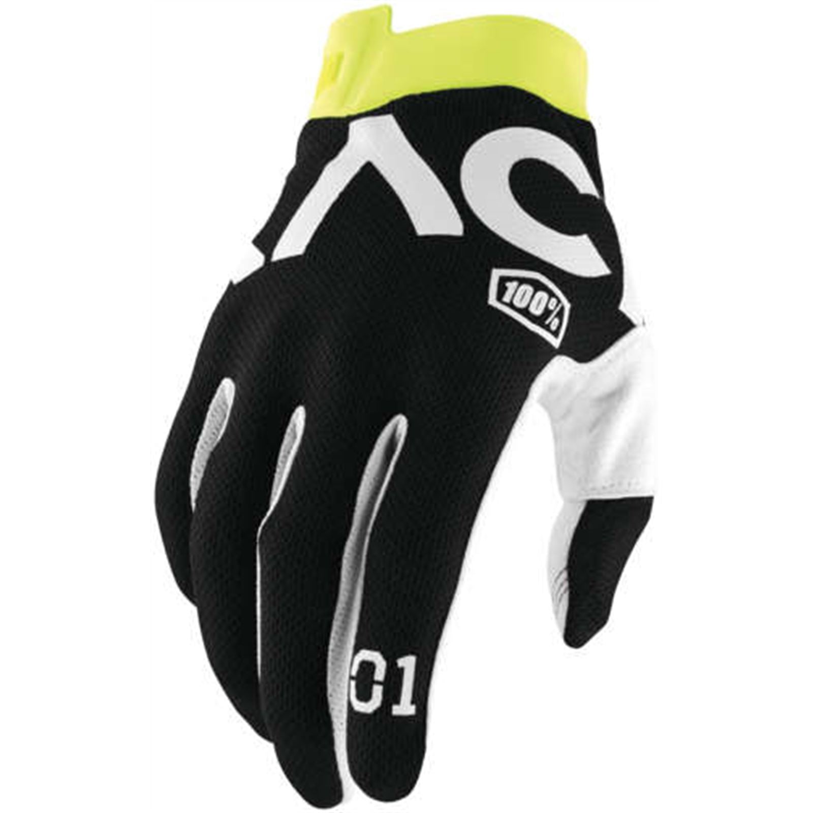 100% Racr iTrack Gloves - Black - Medium 10015-019-11_1062664