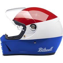 Biltwell Inc. Lane Splitter Helmet - Gloss Podium Red/White/Blue_1039114