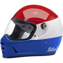 Biltwell Inc. Lane Splitter Helmet - Gloss Podium Red/White/Blue_1039118