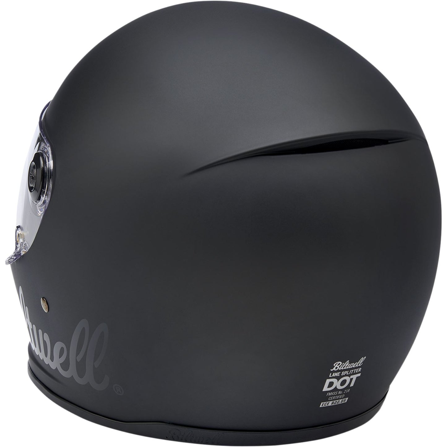 Biltwell Inc. Lane Splitter Helmet - Flat Black Factory_1039248