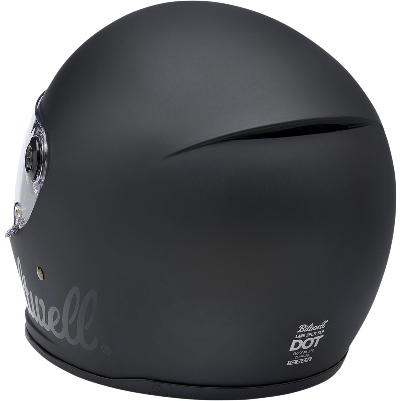 Biltwell Inc. Lane Splitter Helmet - Flat Black Factory_1039248
