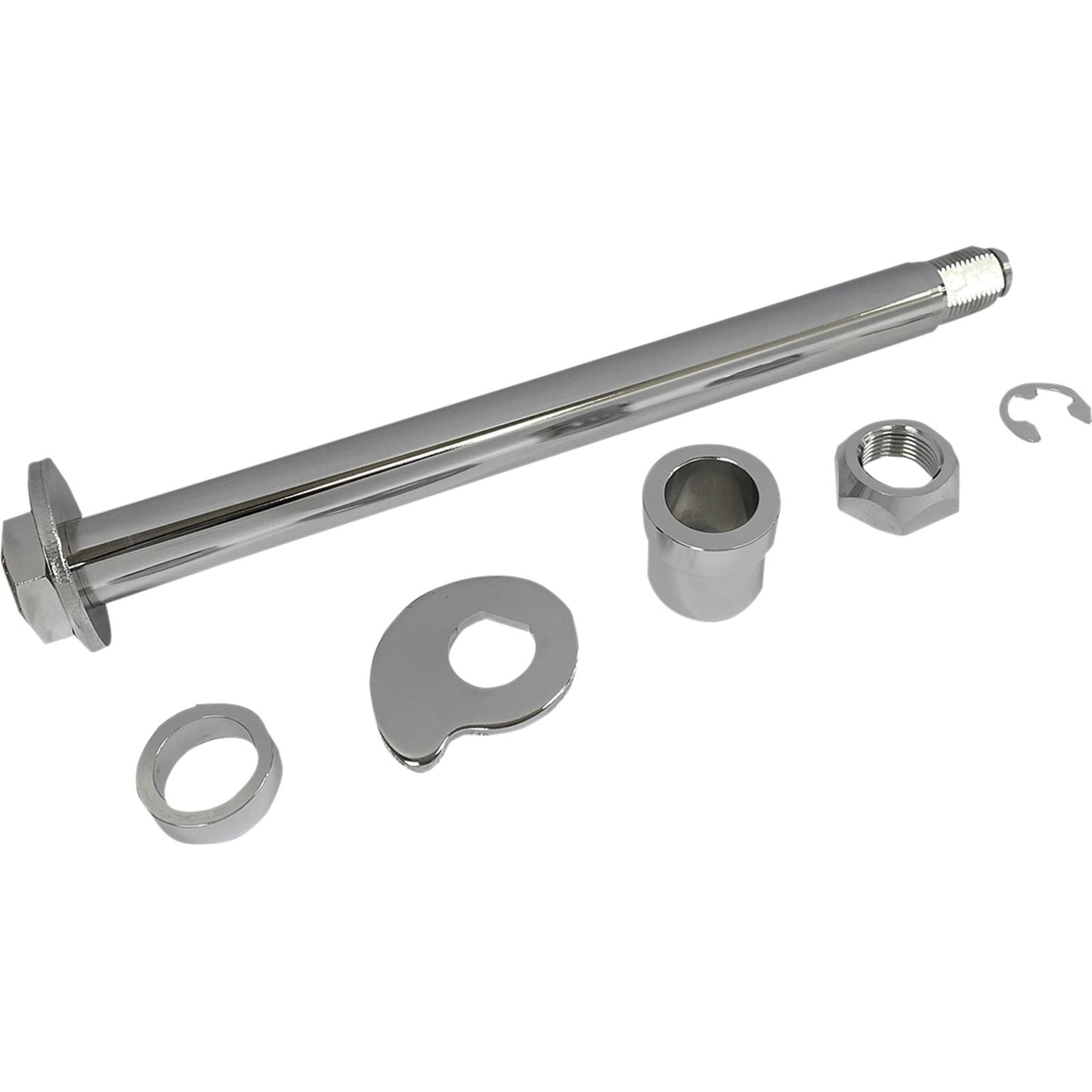 Drag Specialties Rear Axle Kit for '02-'07 FLT - Chrome 0214-1965_1039290