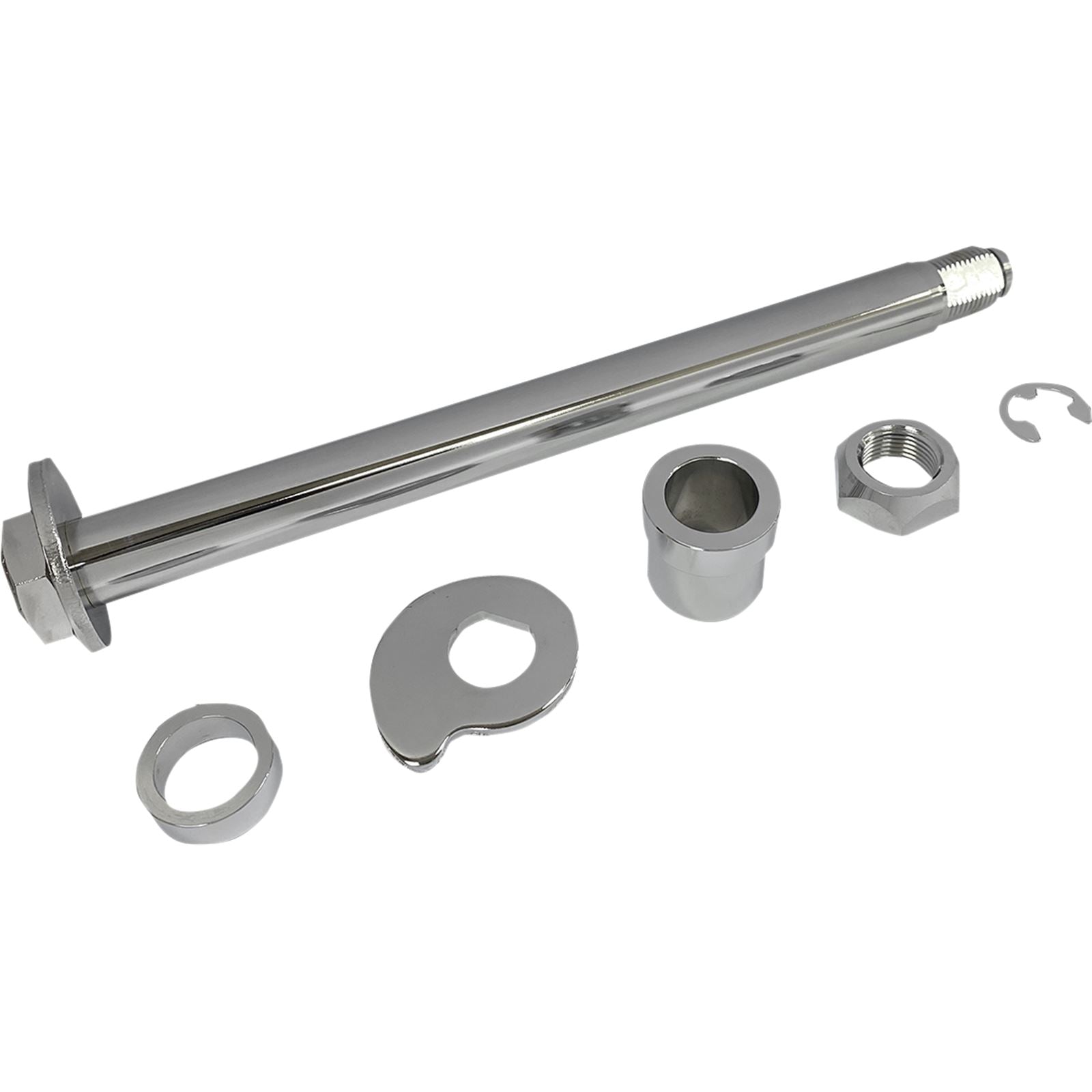 Drag Specialties Rear Axle Kit for '02-'07 FLT - Chrome 0214-1965_1039290
