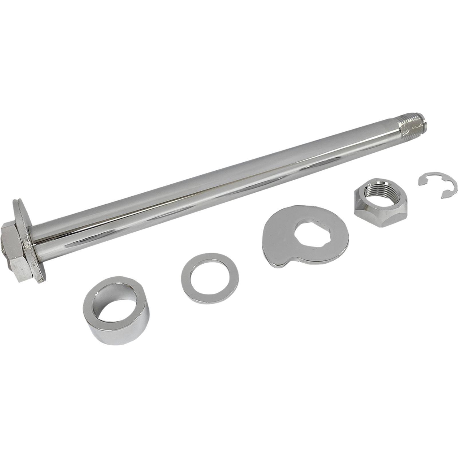 Drag Specialties Rear Axle Kit '08 FLT - Chrome 0214-1966_1039291