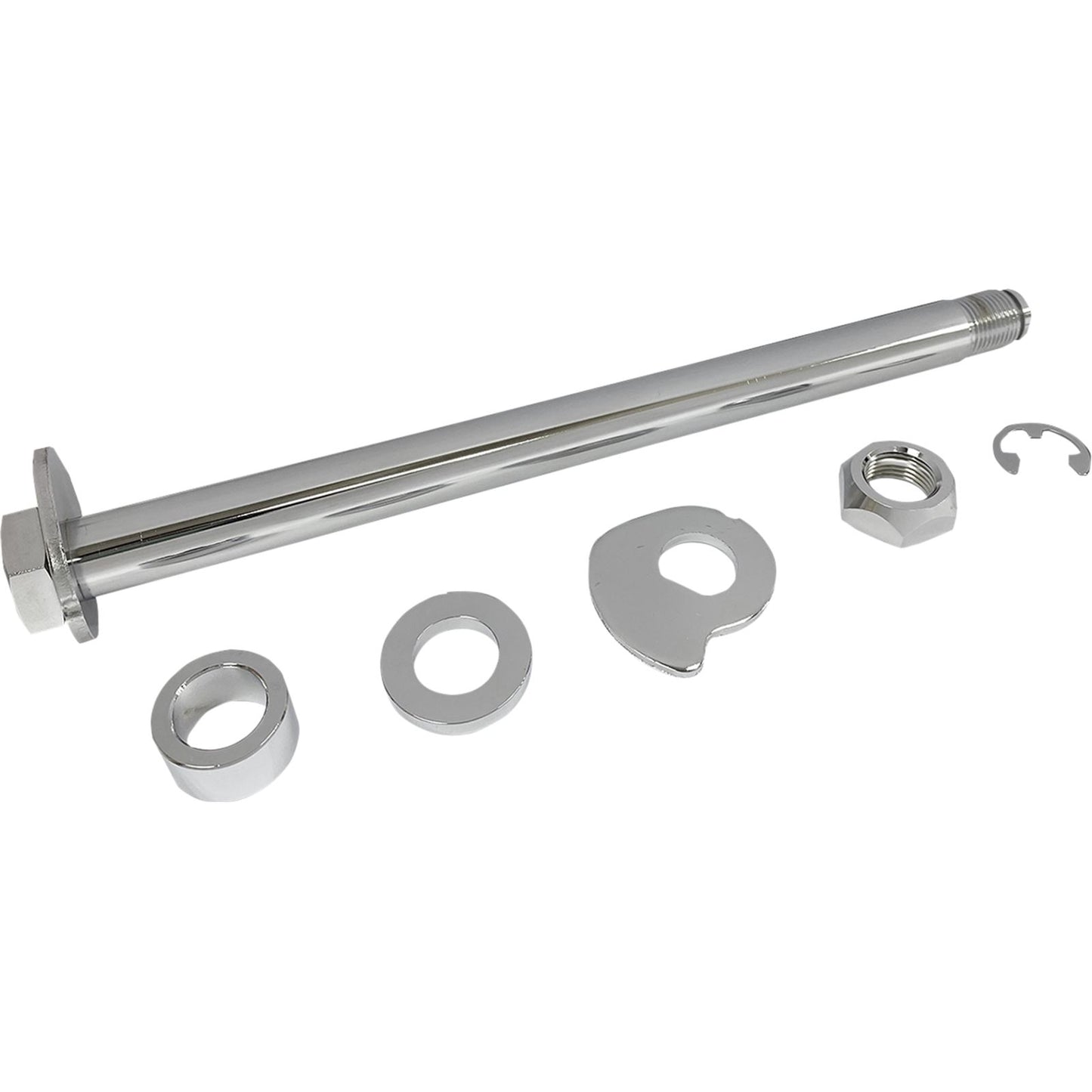 Drag Specialties Rear Axle Kit for '14-'21 FLT - Chrome 0214-1968_1039293