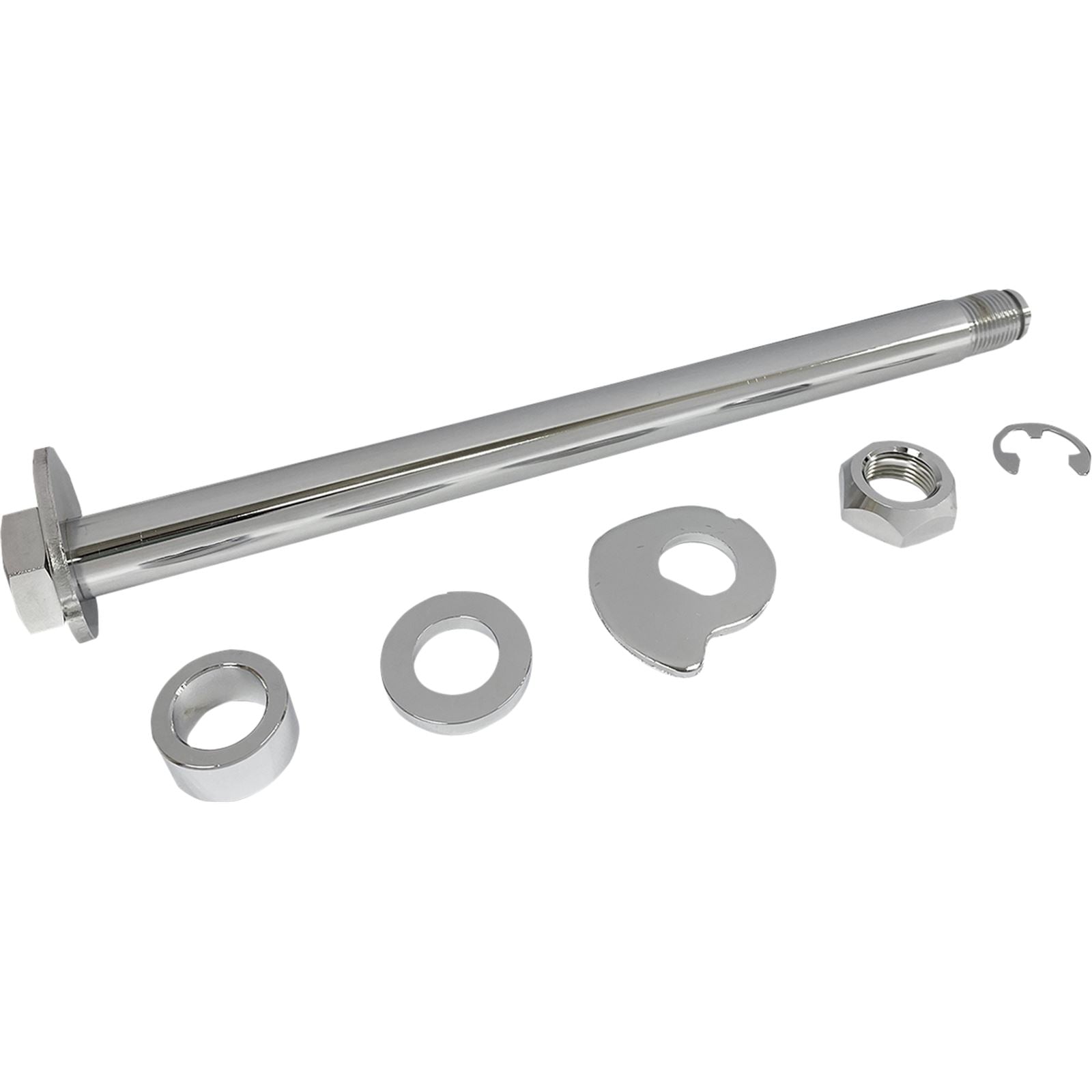 Drag Specialties Rear Axle Kit for '14-'21 FLT - Chrome 0214-1968_1039293