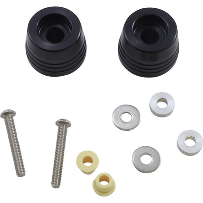 Kuryakyn Handlebar Sliders - Grom - Black 3849_1058263