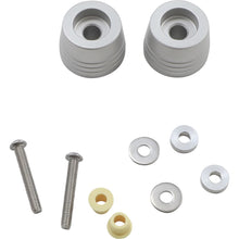 Kuryakyn Handlebar Sliders - Grom - Silver 3850_1058265