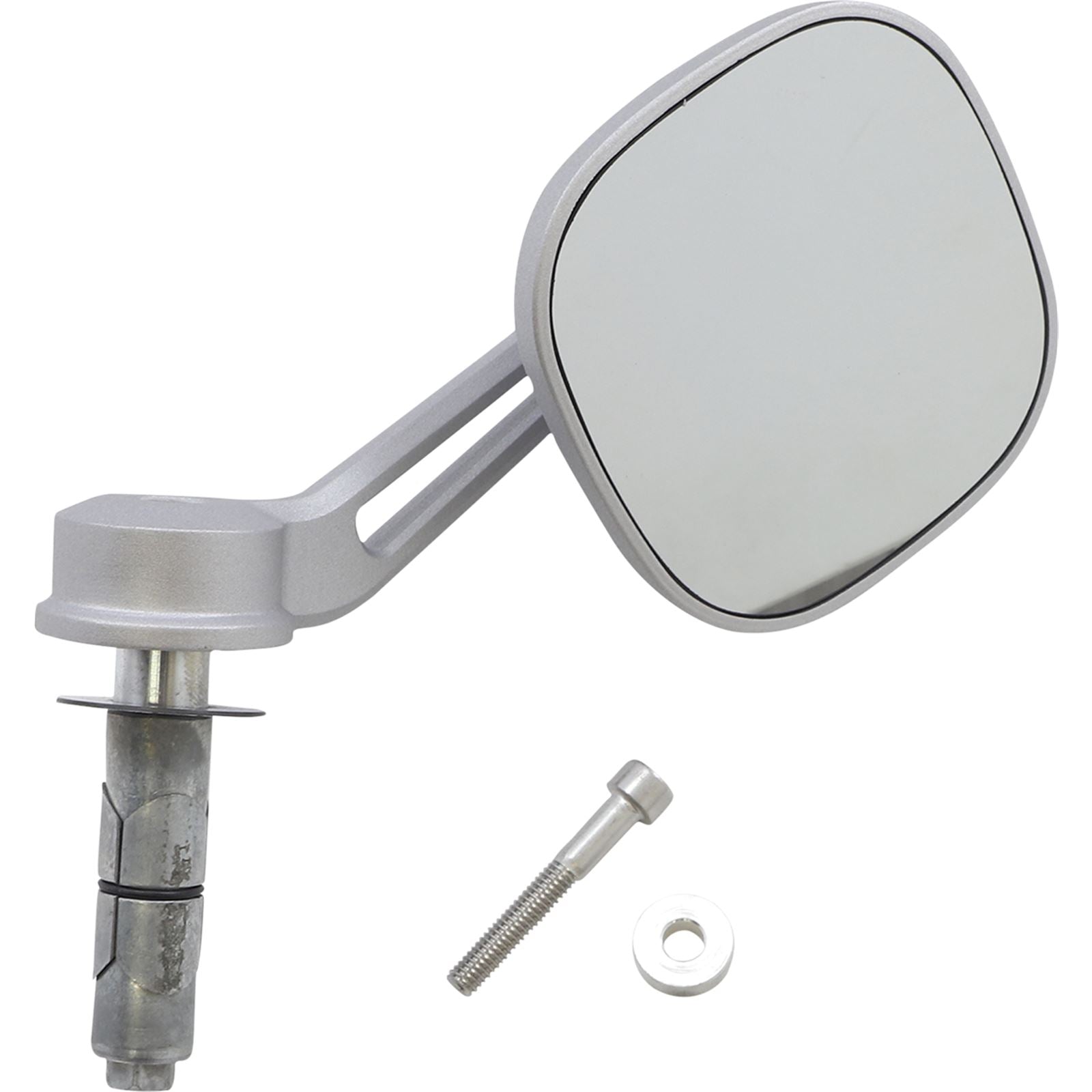 Kuryakyn Bar End MIrror for Honda Grom - Silver 6618_1058221