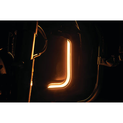 Kuryakyn Lower Fairing Lights - Tracer - Satin Black 2957_1058271