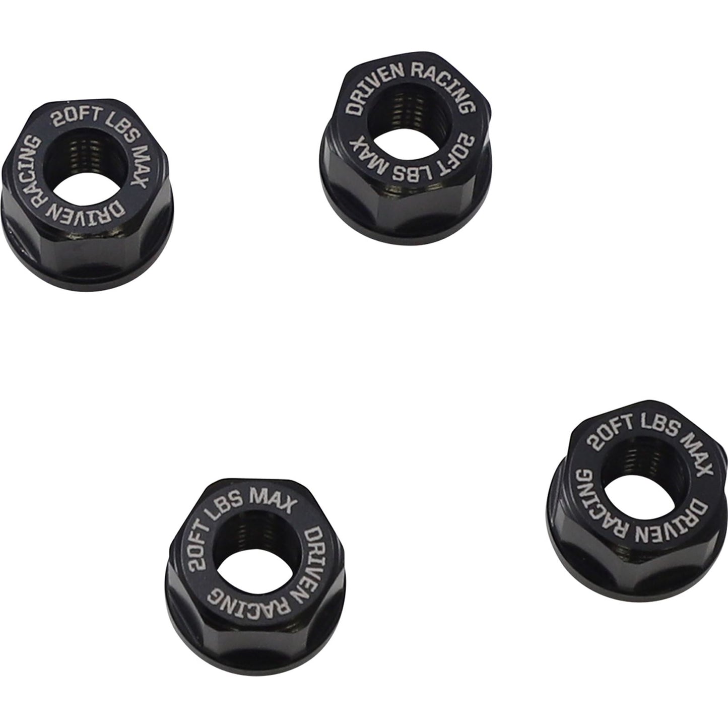 Driven Aluminum Sprocket Nuts - Black - M8 x 1.25 DSN-02-BK_1092602