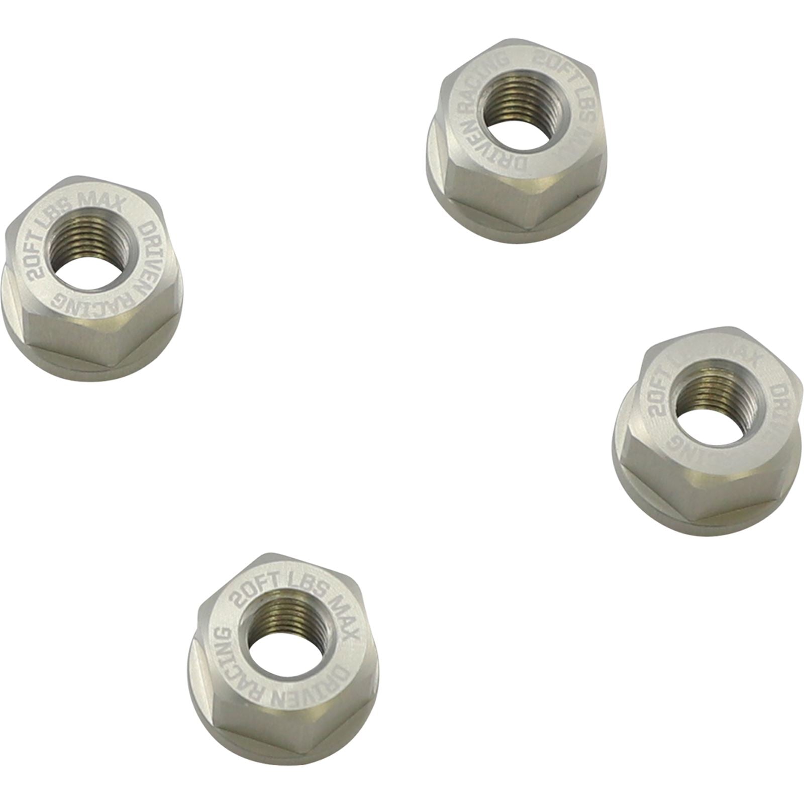 Driven Aluminum Sprocket Nuts - Silver - M8 x 1.25 DSN-02-SL_1092584