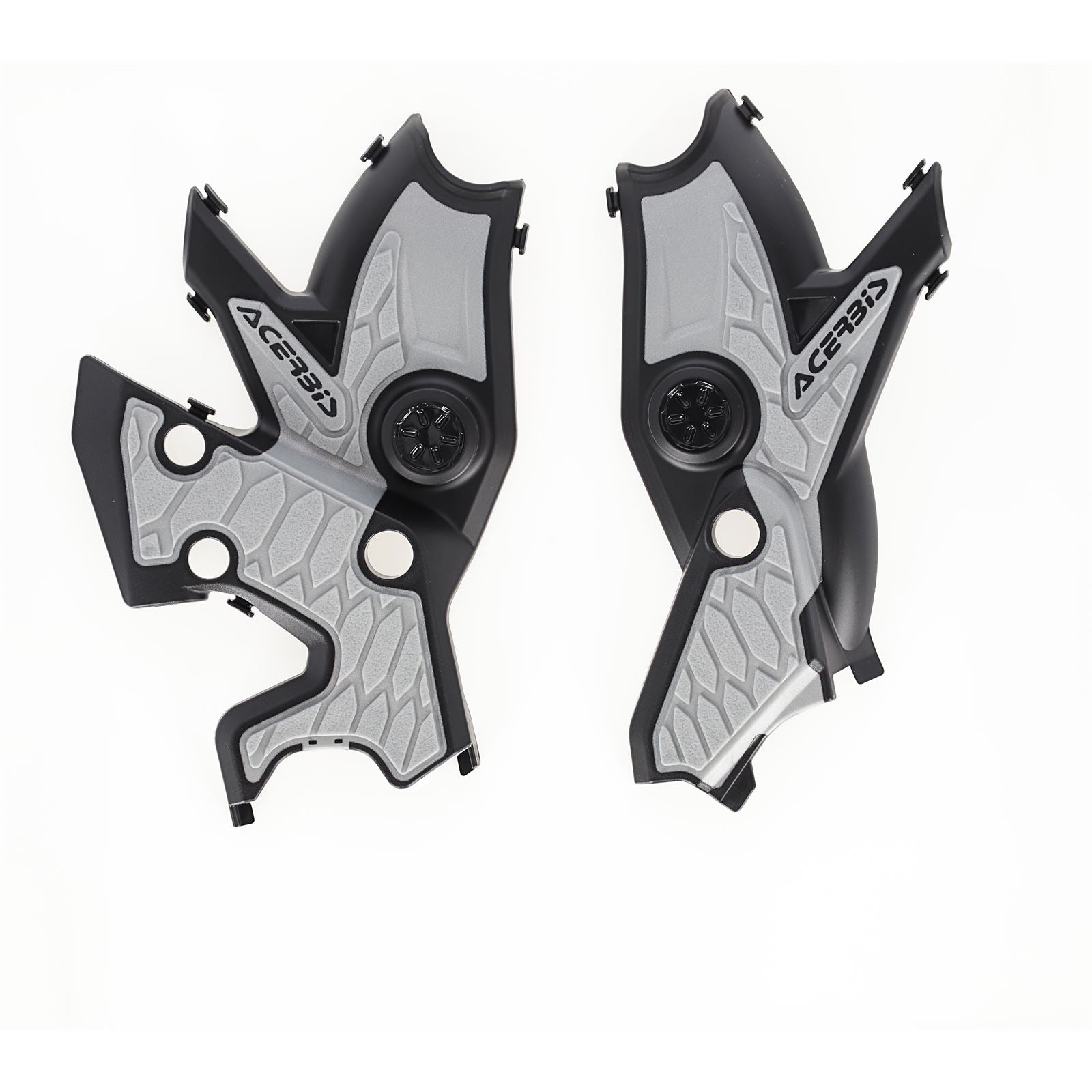 Acerbis X-Grip Frame Guard Black/Silver for Yamaha 2911461001_774832