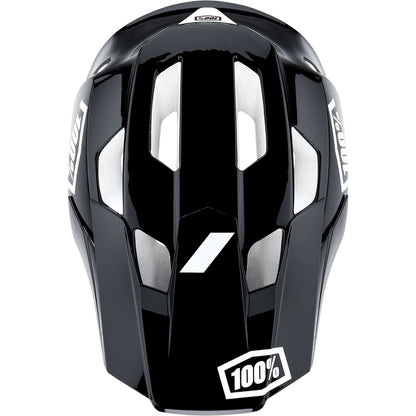 100% Trajecta Helmet - Fidlock - Black/White - Large 80003-00007_1039826