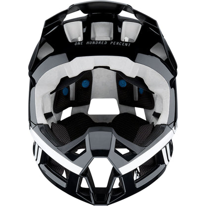 100% Trajecta Helmet - Fidlock - Black/White - XL 80003-00008_1039833