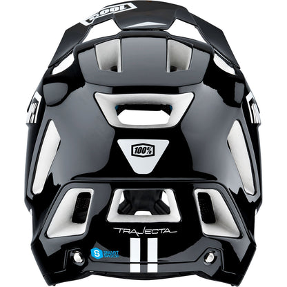 100% Trajecta Helmet - Fidlock - Black/White - XL 80003-00008_1039762