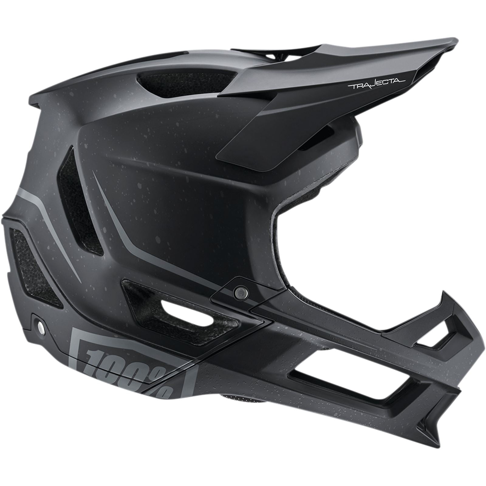 100% Trajecta Helmet - Fidlock - Black - XL 80003-00004_1039989