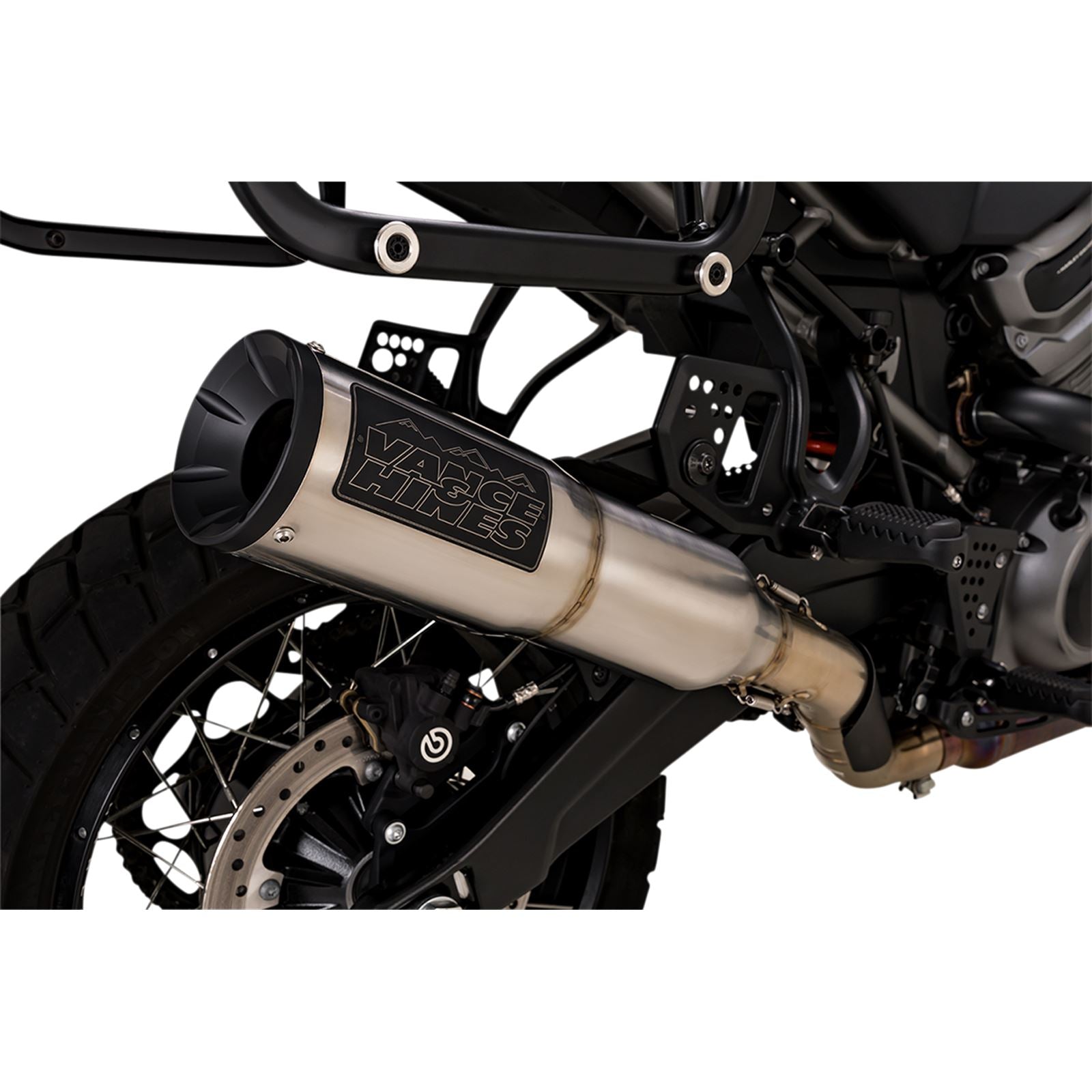 Vance And Hines Adventure Hi-Output 450 Slip-On Muffler - Stainless Steel [MPN: 16533]_1058400
